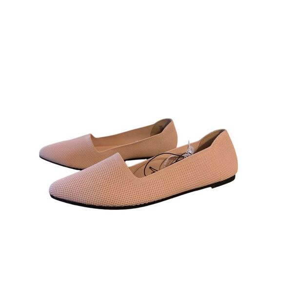 Brand New MIA Lixya Knit Textile Upper Blush Pointed Toe Shoes Flats 9.5 Blush - Picture 3 of 8